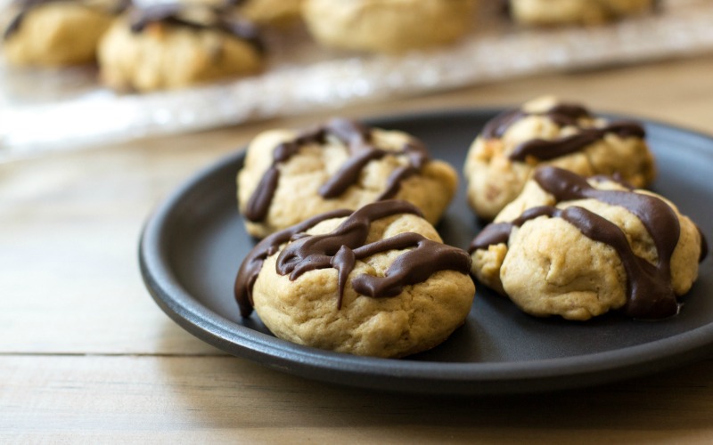 pb chocolate swirl cookies