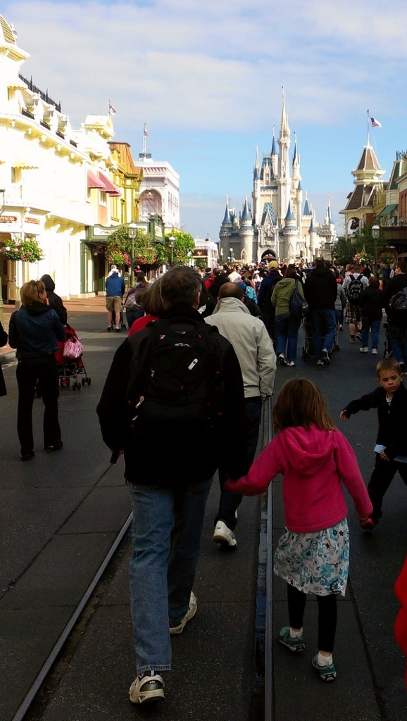 Walking on Main Street USA Walking on Main Street USA