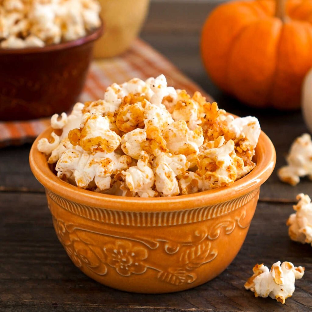 The Best Pumpkin Popcorn Recipe Healthy Fall Snack