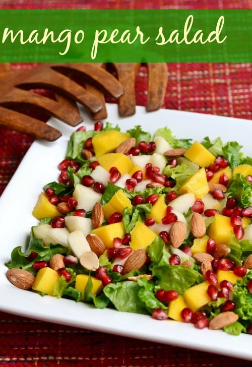 Easy Mango Pear Salad Recipe Perfect For Your Holiday Table