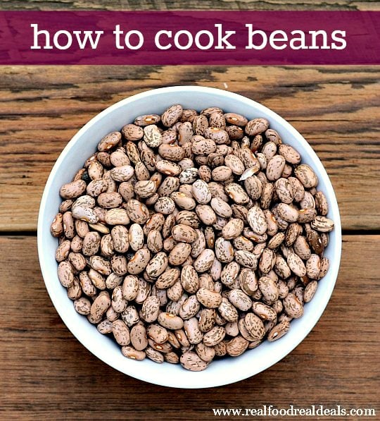 How to Cook Beans on the Stove - Real Food Real Deals