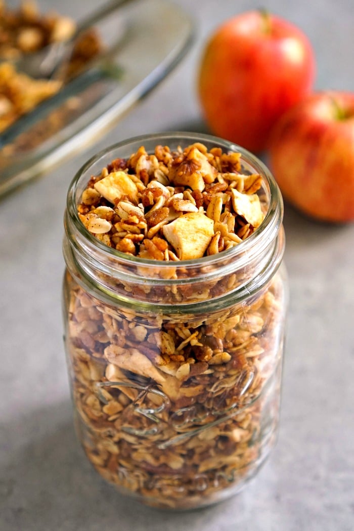 Apple Pie Granola (Vegan Breakfast) - Real Food Real Deals