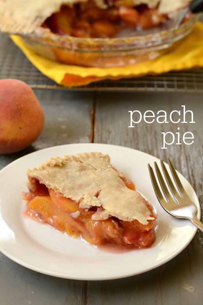 Easy Peach Pie Sorbet Recipe Is Like a Scoop of Fresh Peach Pie, Desserts