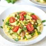 Crockpot chicken tacos are a healthy, frugal meal.