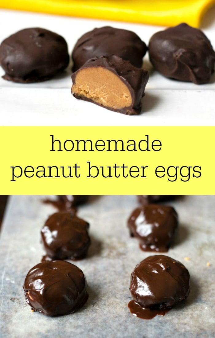 Homemade Peanut Butter Eggs Healthy Easter Dessert