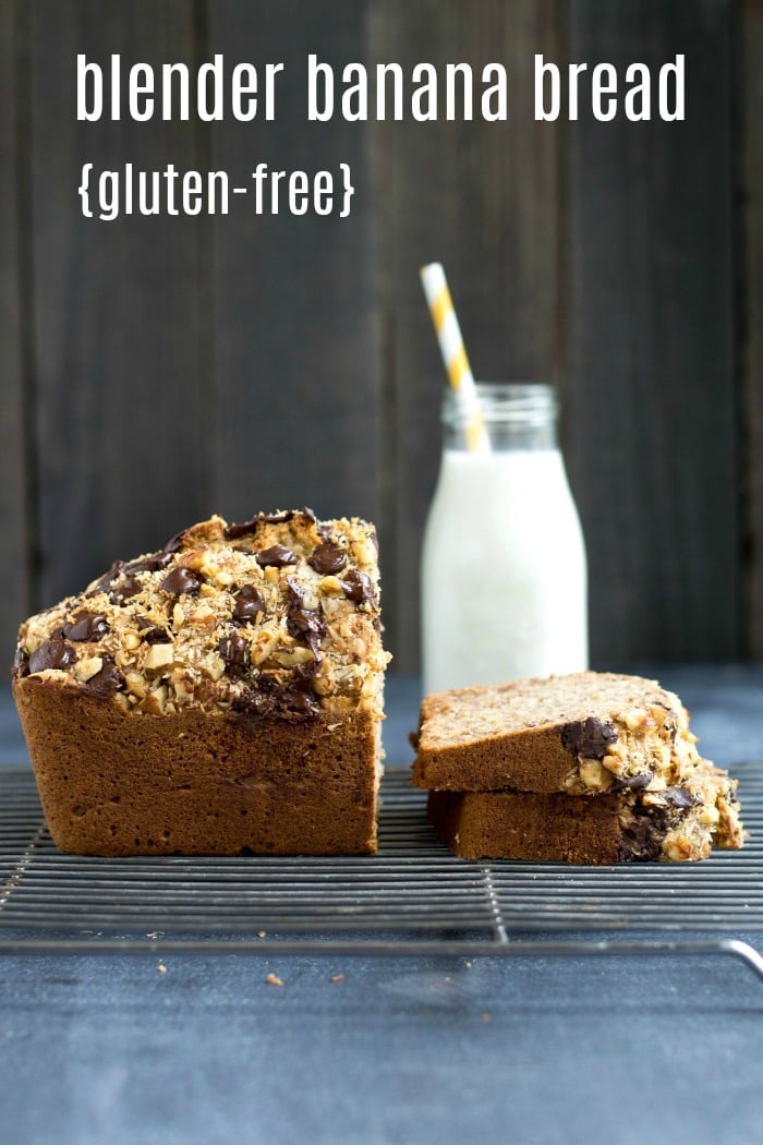 The Easiest Blender Banana Bread Recipe Healthy GlutenFree Snack