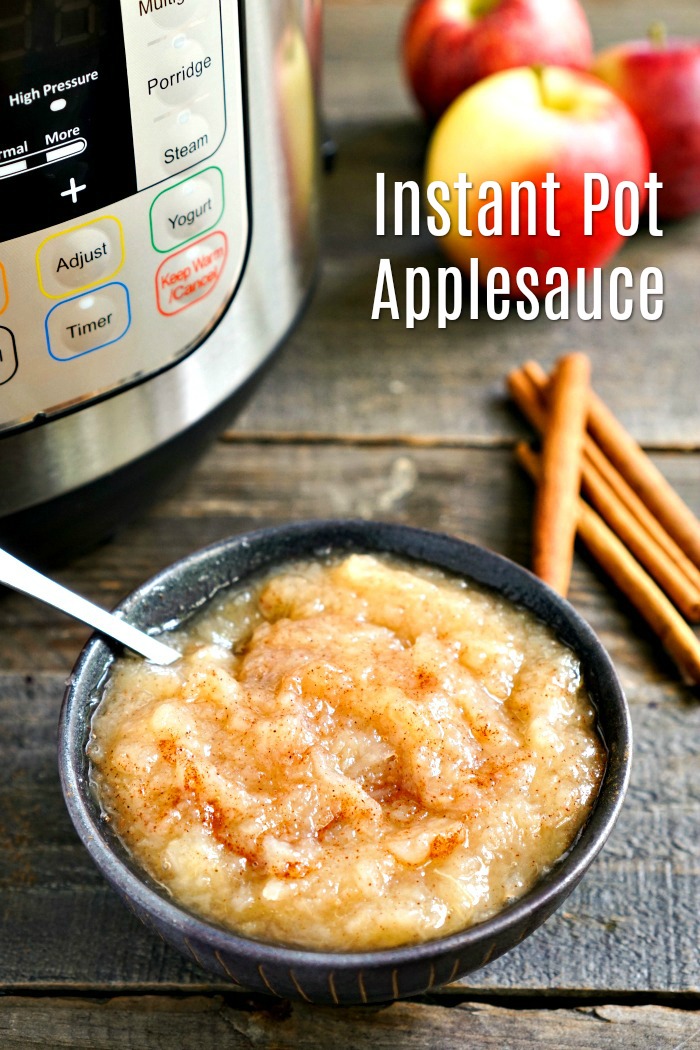 Instant Pot Applesauce The Easiest Homemade Applesauce Recipe