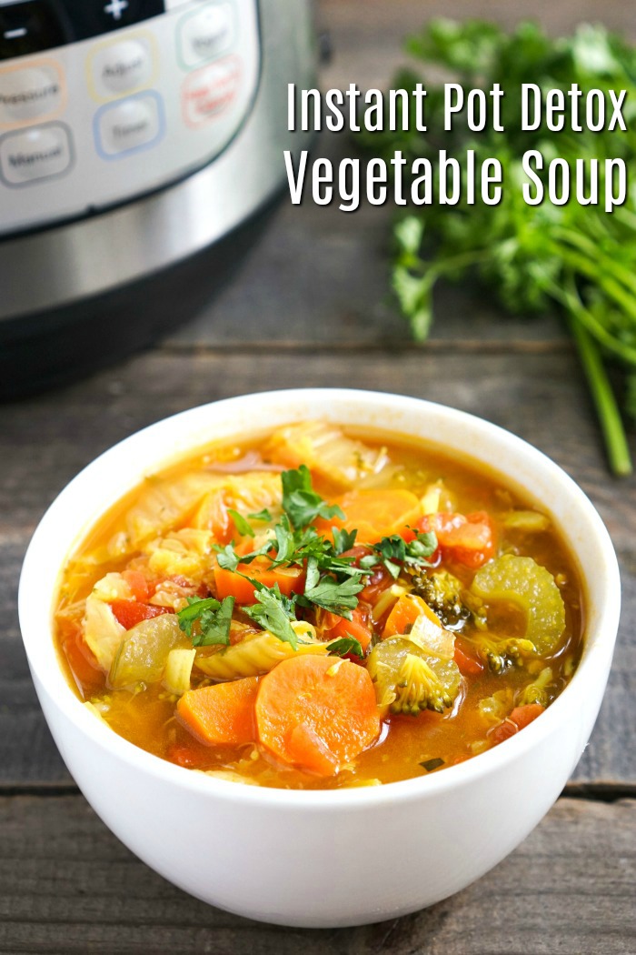 Instant Pot Vegetable Soup - The Best Healthy Soup Recipe