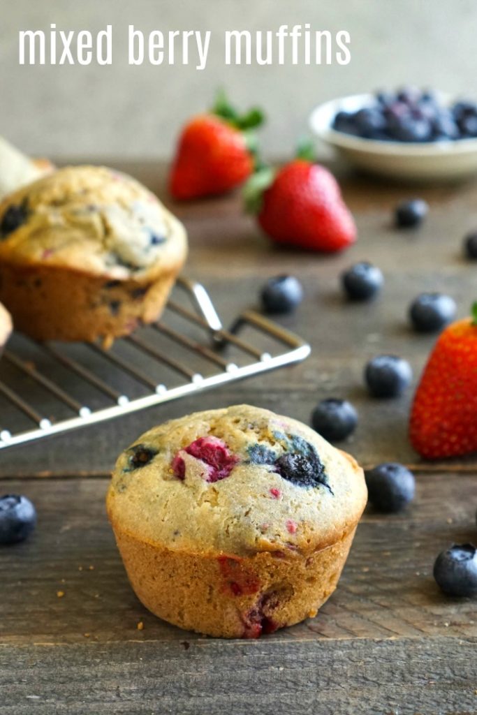 Mixed Berry Muffins Healthy Snack from Real Food Real Deals