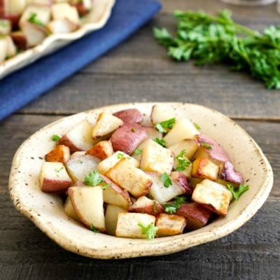 It's so easy to make potatoes in an air fryer!