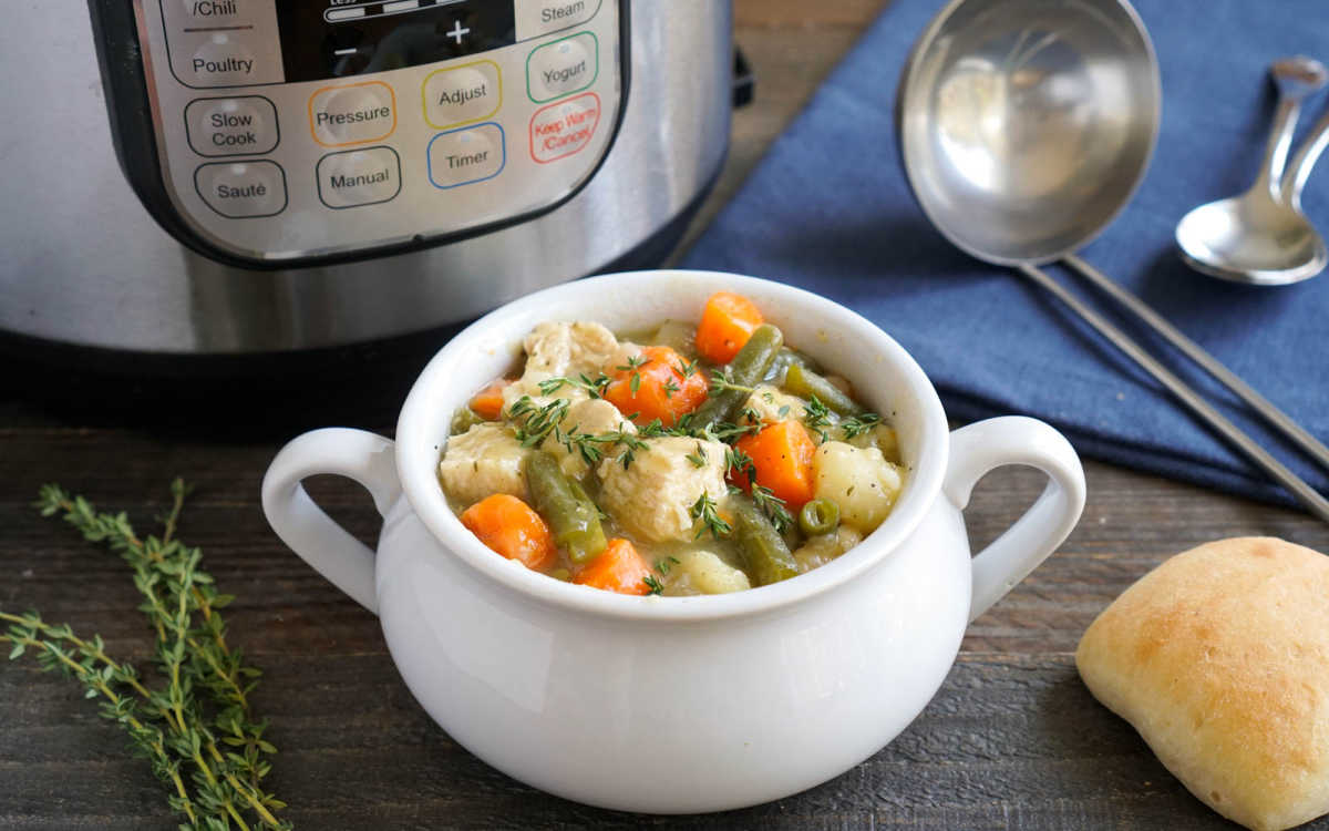 Instant Pot Chicken Stew Easy Family Dinner Recipe