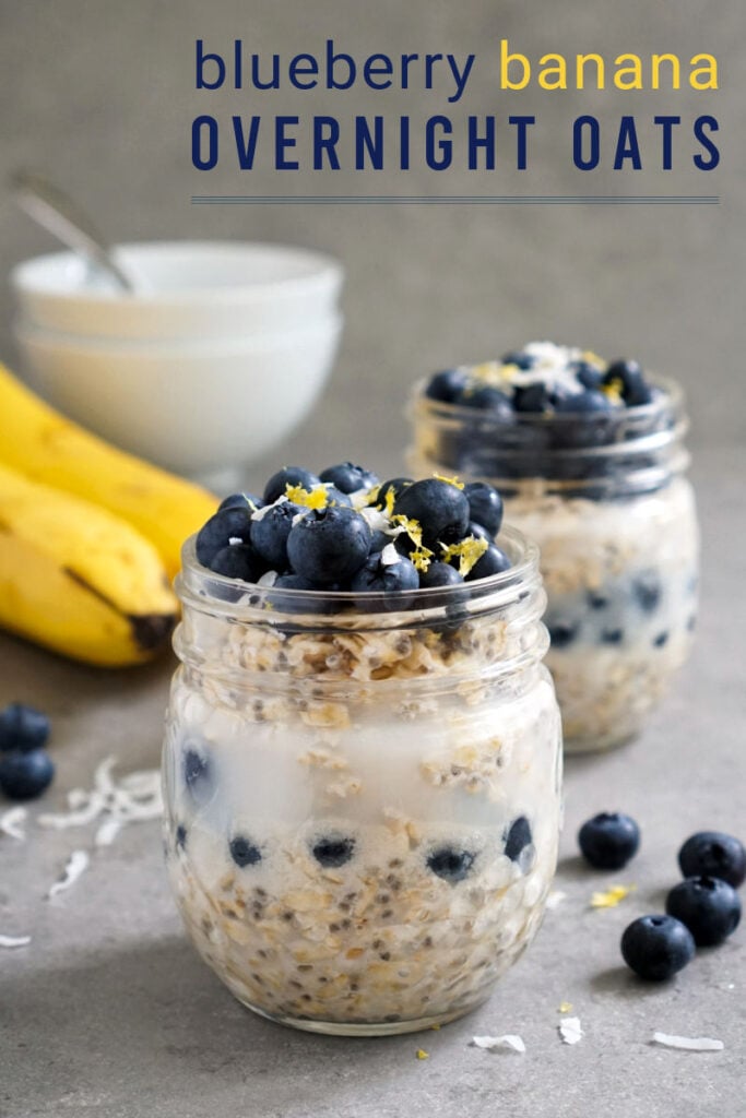 Blueberry Overnight Oats (Vegan, Gluten-Free) - Real Food Real Deals