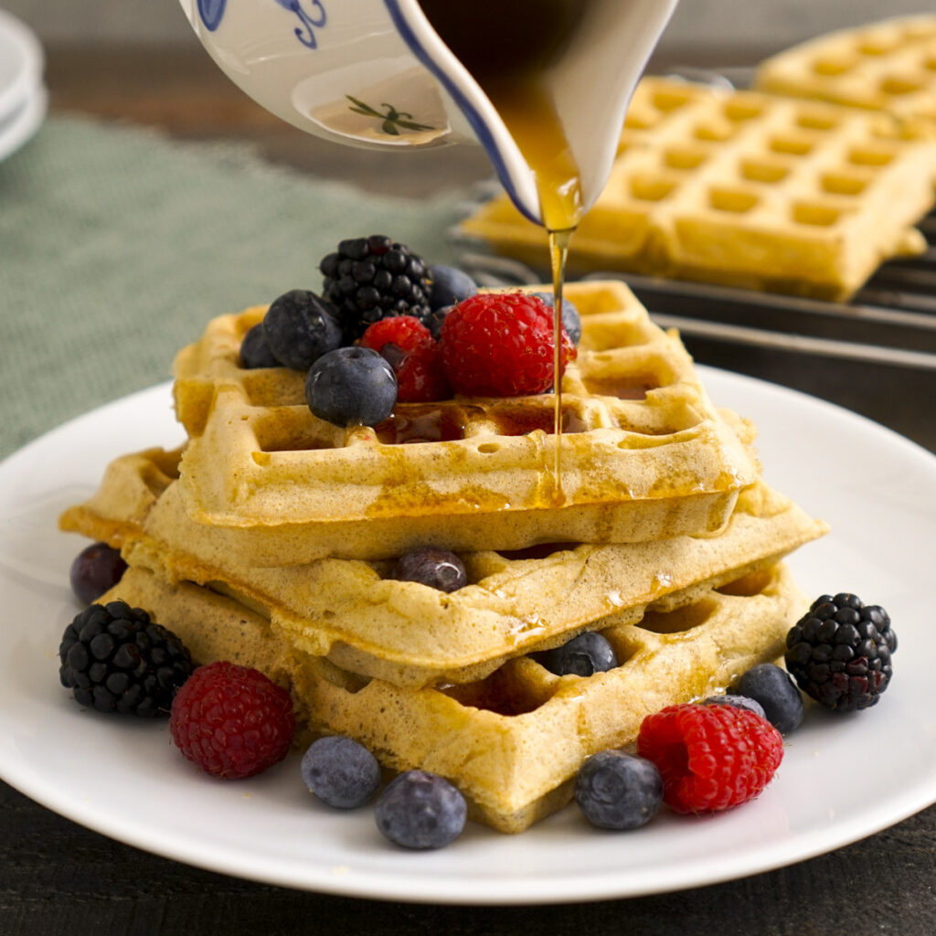 Oat Flour Waffles (GlutenFree) Real Food Real Deals