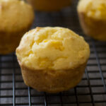Aloha winter muffin on cooling rack