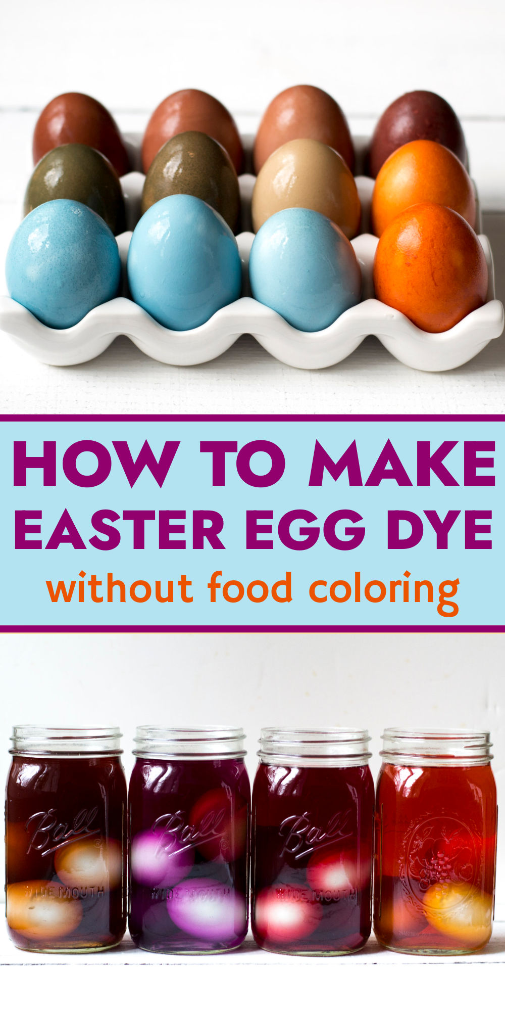 Homemade Easter Egg Dye Easy Tutorial from Real Food Real Deals