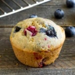 mixed berry muffin