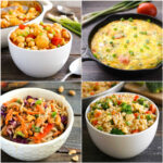 Healthy 30 minute meals collage